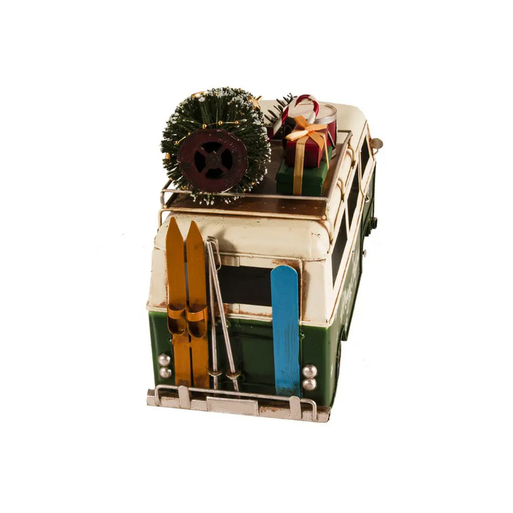 Handmade 1960s Volkswagen Bus Christmas Model