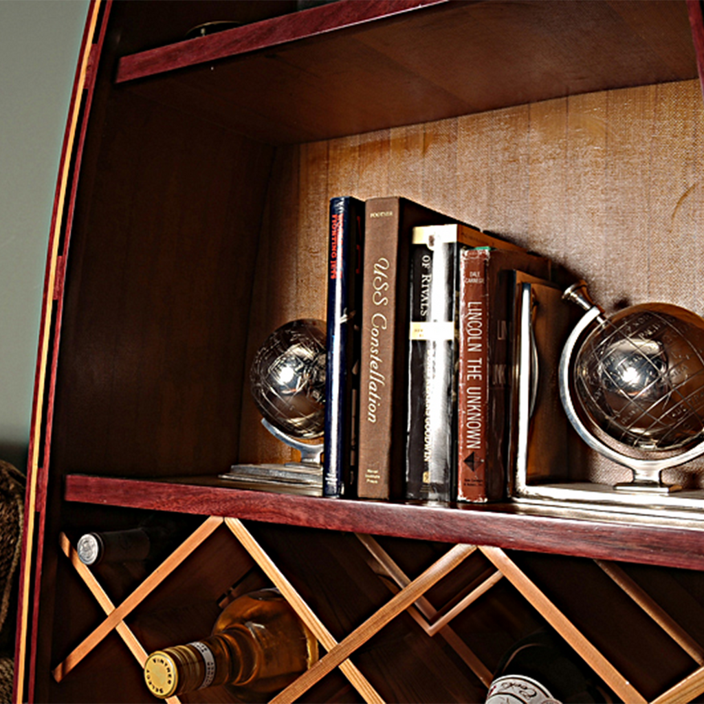 Alum Globe Bookend Set Of Two