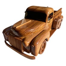 Load image into Gallery viewer, 1946 Ford Pick up truck Mahogany Wood Desktop Model
