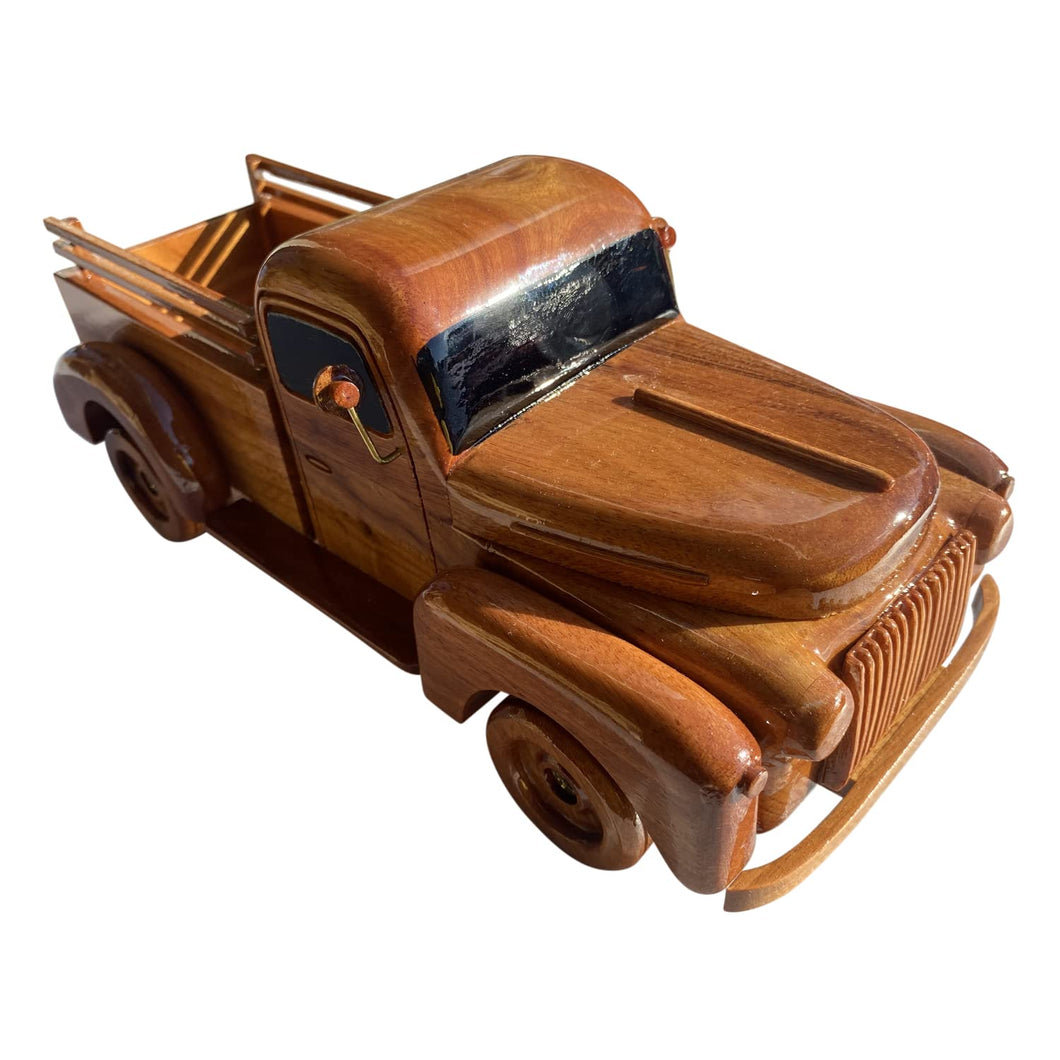1946 Ford Pick up truck Mahogany Wood Desktop Model