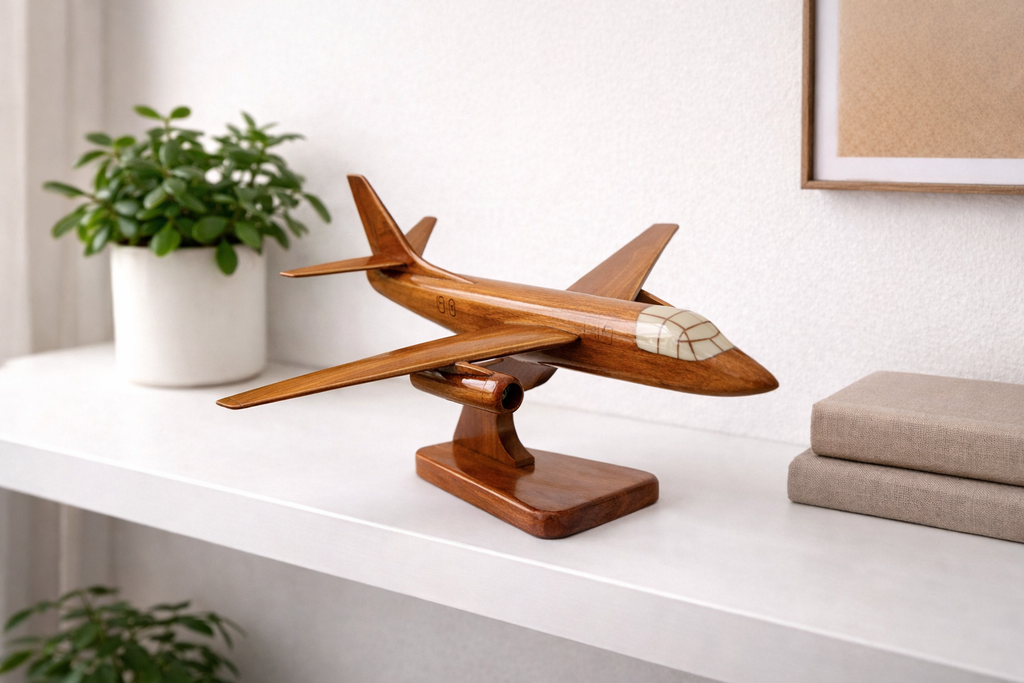 A-3 ( A3 ) Skywarrior Mahogany Wood Desktop Airplane Model