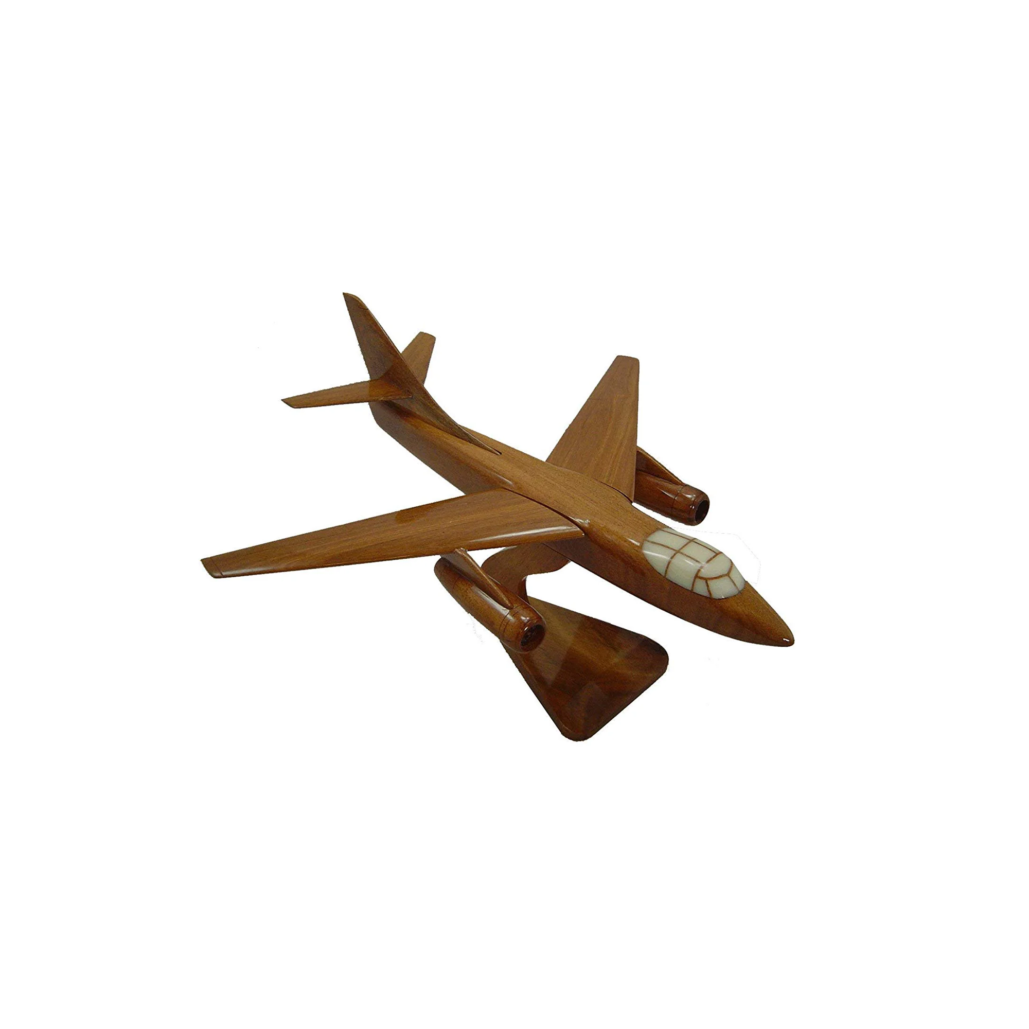 A3 Skywarrior Mahogany Wood Desktop Airplane Model