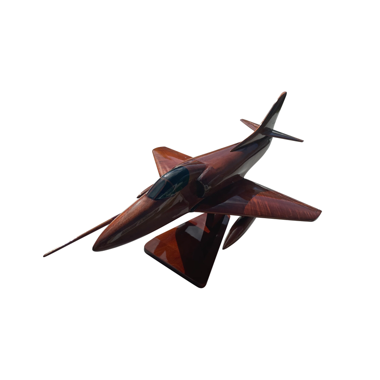 A4G Skyhawk Mahogany Wood Desktop Airplane Model