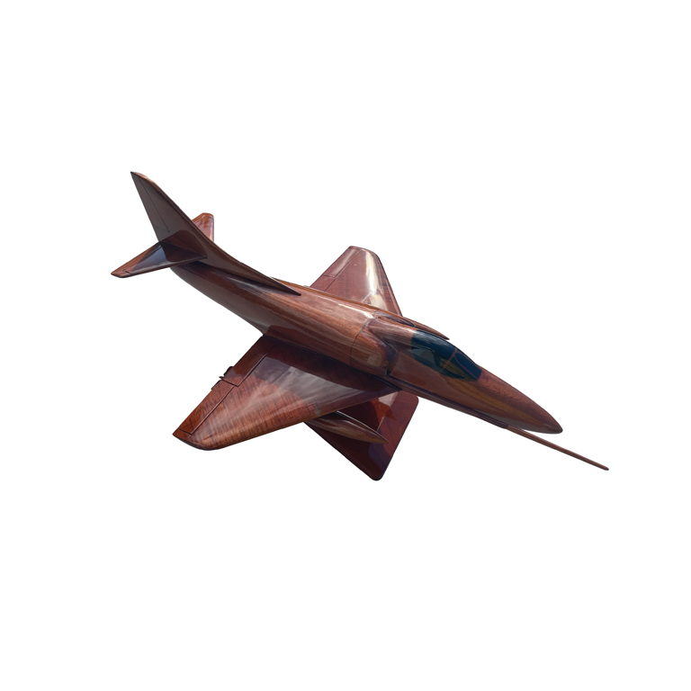 A4M Skyhawk Mahogany Wood Desktop Airplane Model