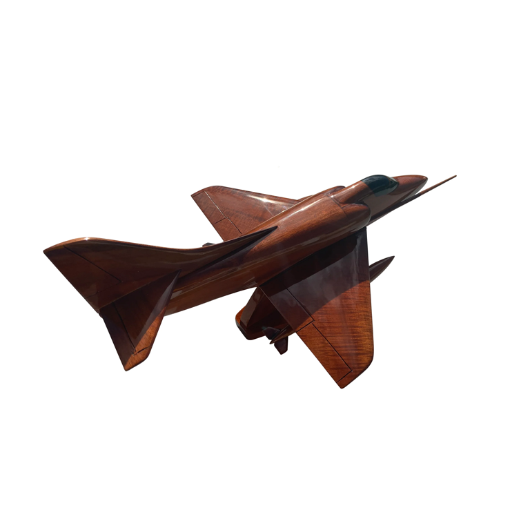 A4M Skyhawk Mahogany Wood Desktop Airplane Model