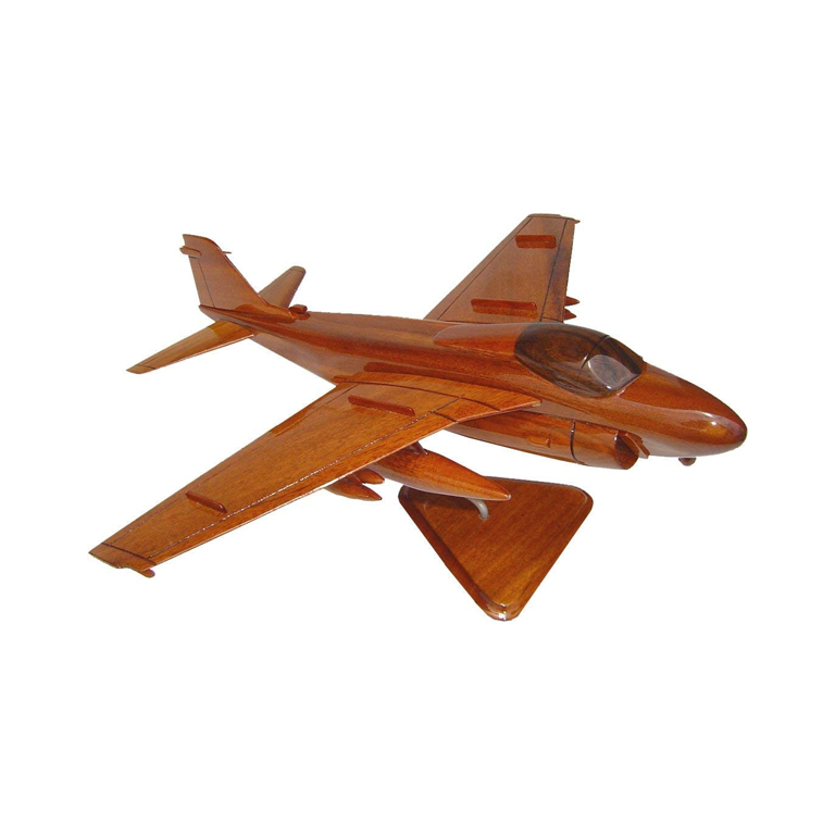 A6 Intruder Mahogany Wood Desktop Airplane Model