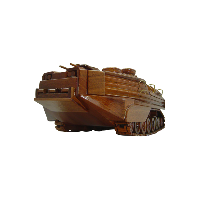 AAV7 Mahogany Wood Desktop Military Vehicle Model
