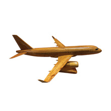 Load image into Gallery viewer, Airbus 320 Mahogany Wood Desktop Airplane Model