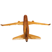 Load image into Gallery viewer, Airbus 320 Mahogany Wood Desktop Airplane Model
