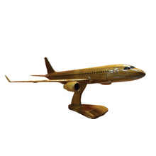 Load image into Gallery viewer, Airbus 320 Mahogany Wood Desktop Airplane Model