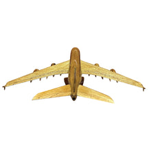 Load image into Gallery viewer, Airbus 380  Mahogany Wood Desktop Model