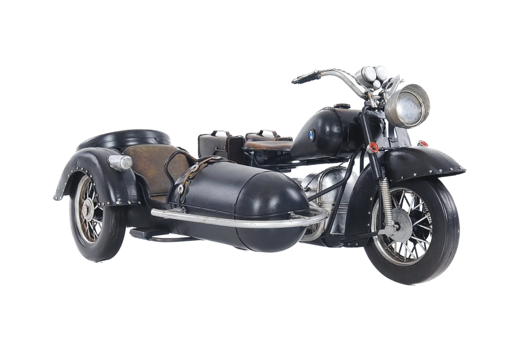 Black Vintage Motorcycle