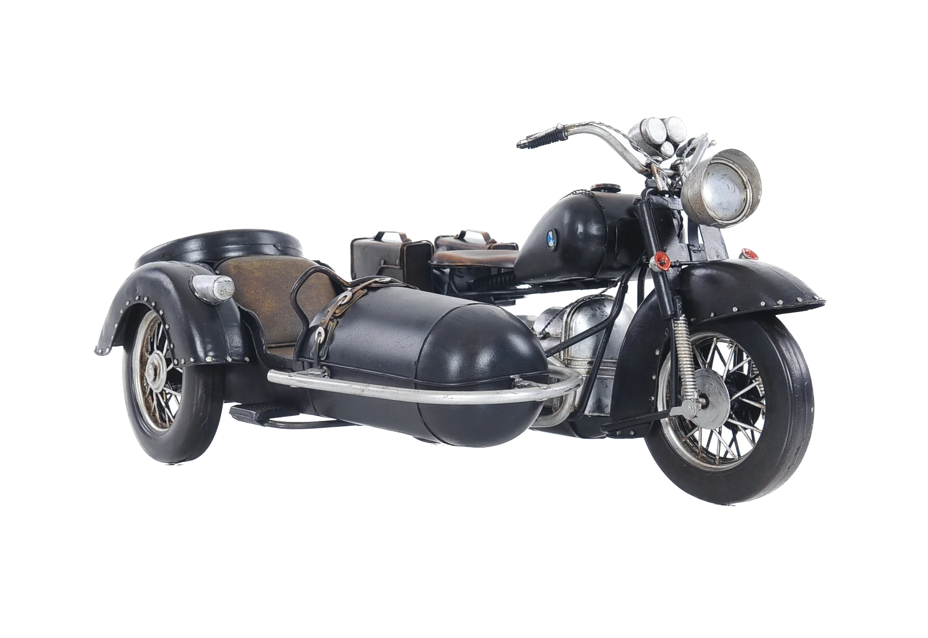 Black Vintage Motorcycle