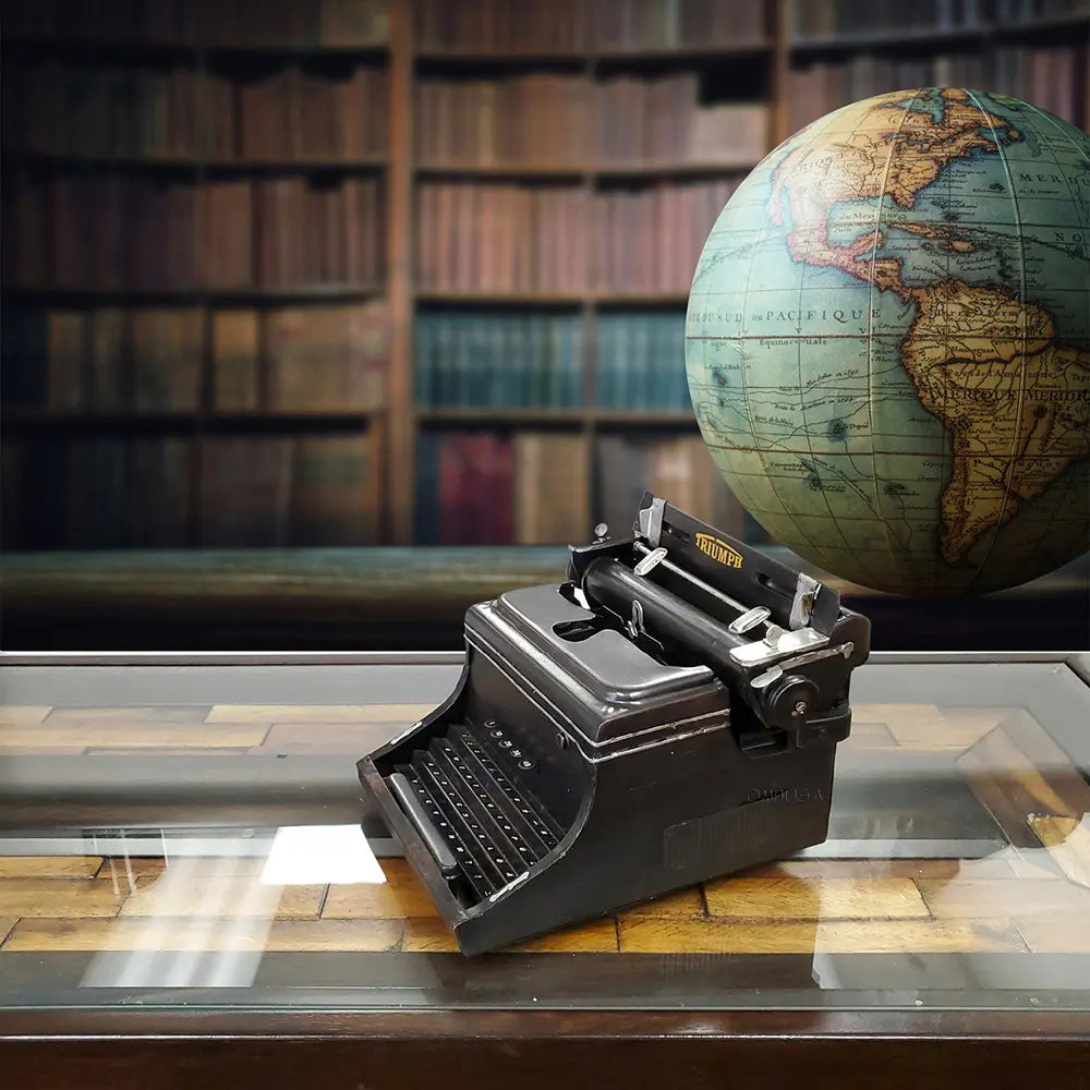 1945 Triumph German Typewriter Handmade Display-Only