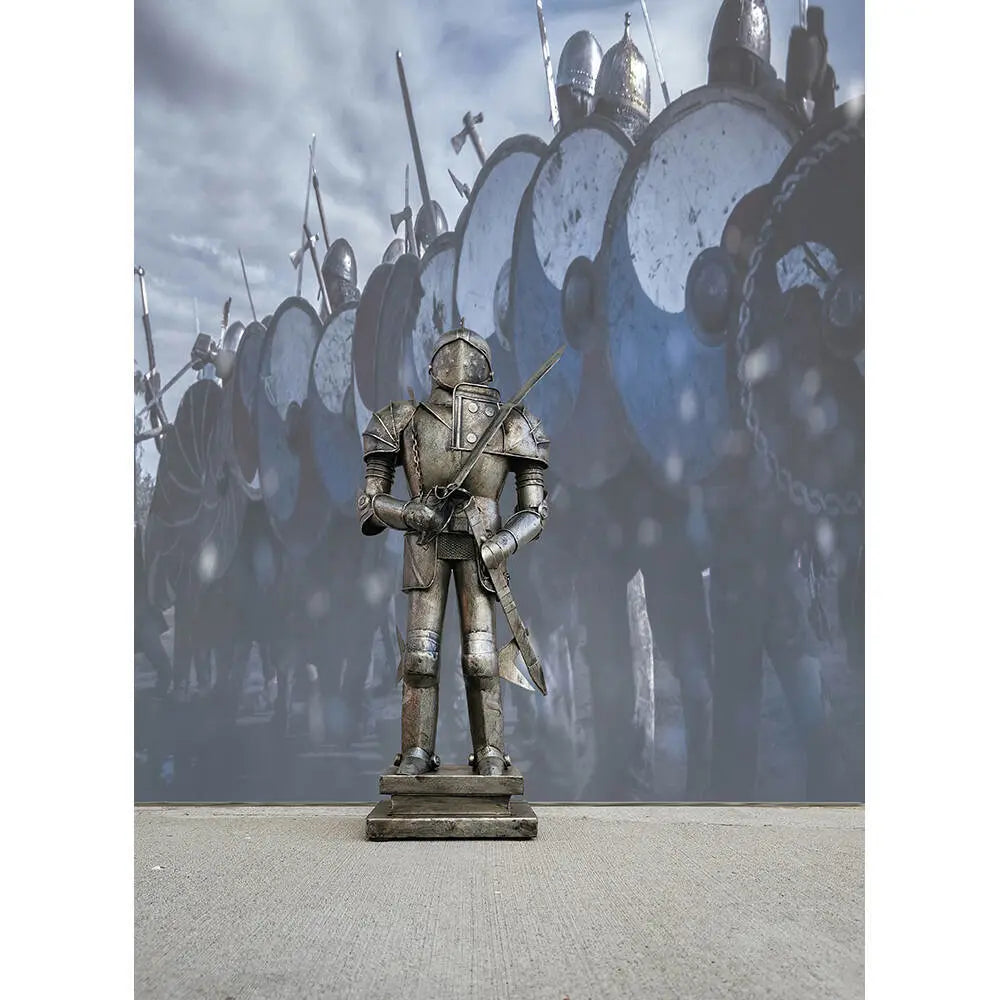 Metal Decorative Handmade Tin Medieval Armor Suit