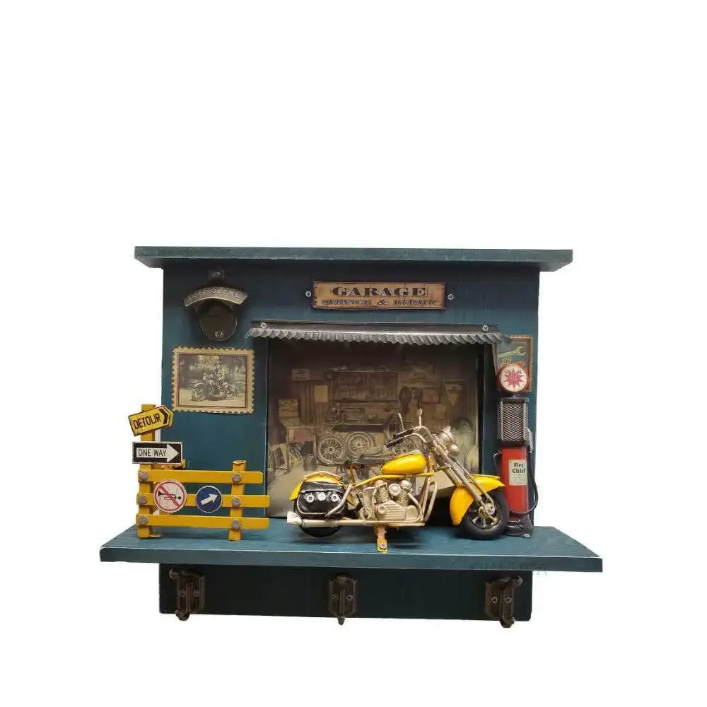 Vintage Double Decker London Bus Shadow Box