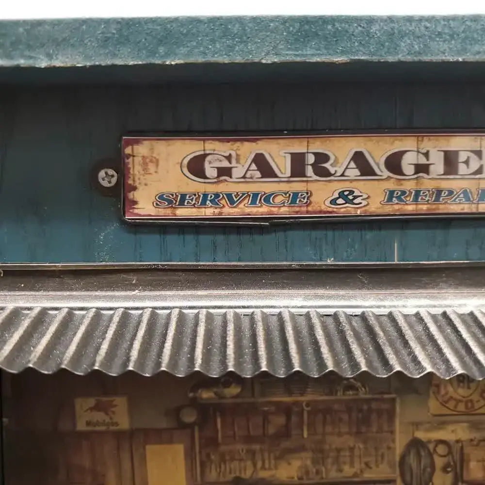 Vintage Double Decker London Bus Shadow Box
