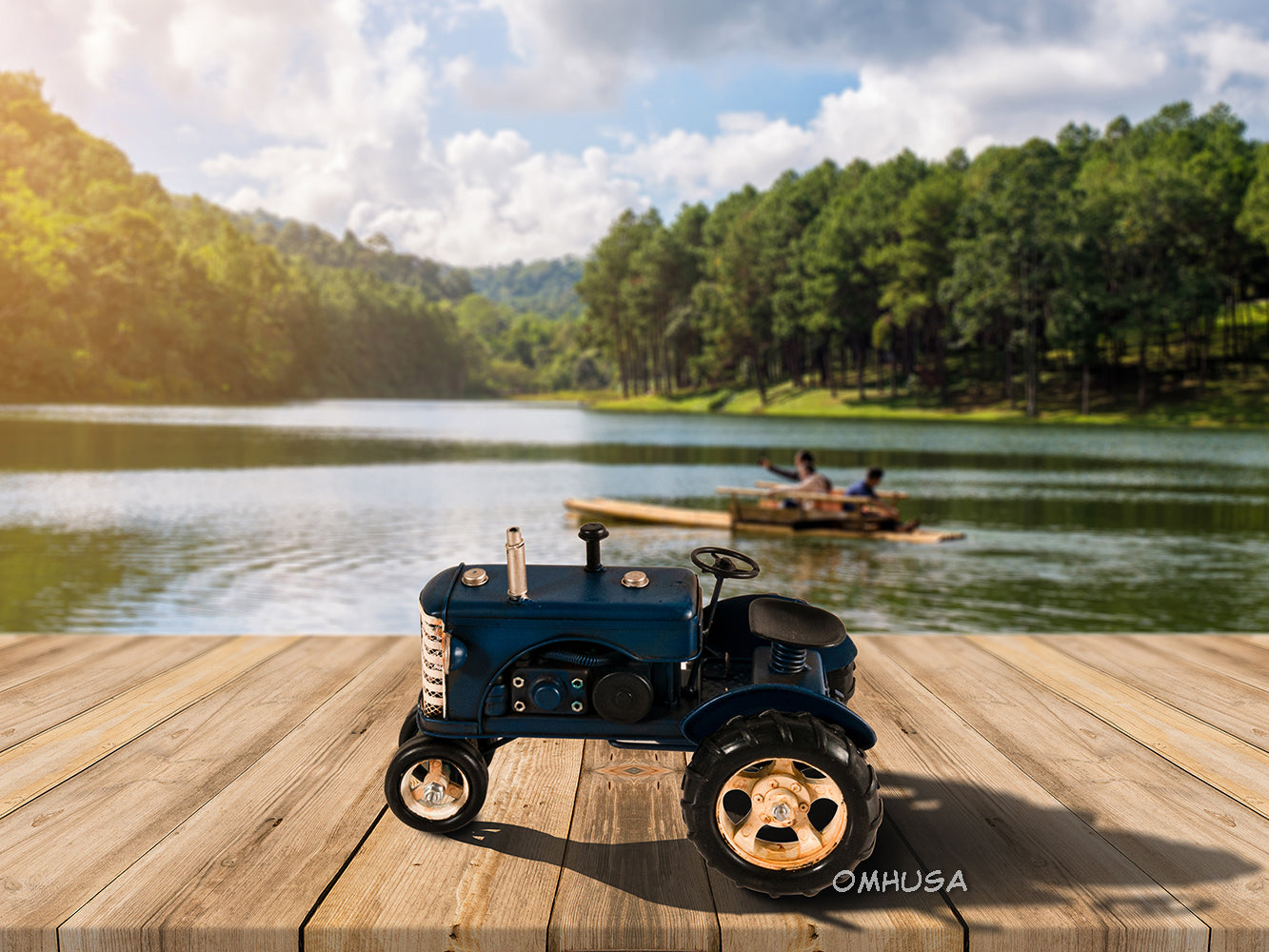 Handmade 1956 Massey Harris 333 Tractor Model