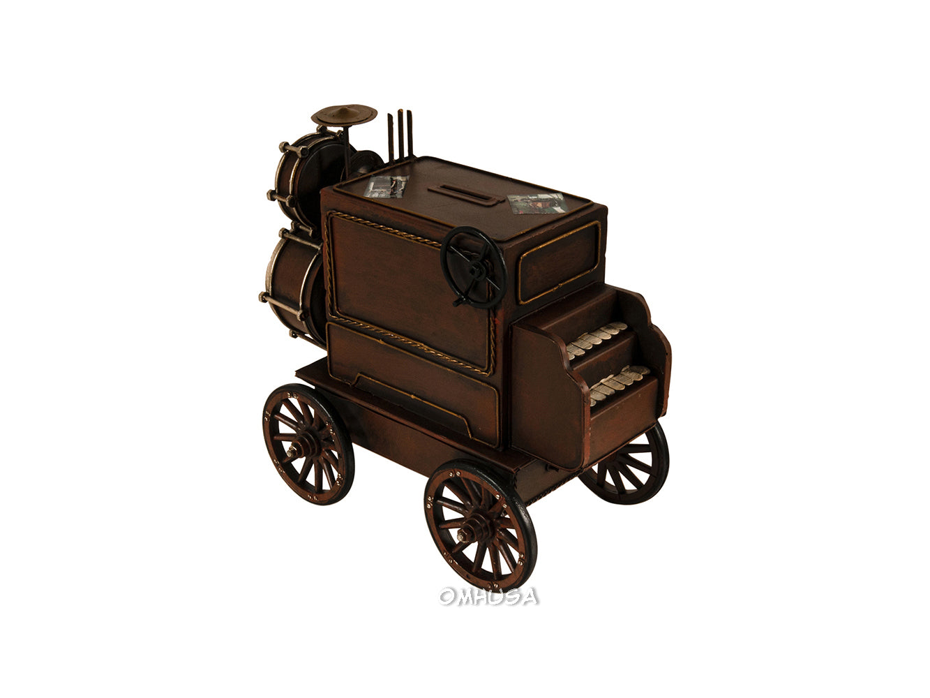 Metal Music Car Coin Bank Model