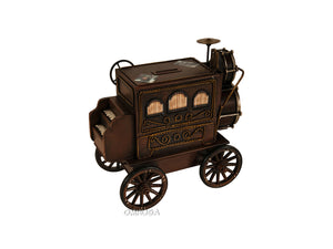 Metal Music Car Coin Bank Model