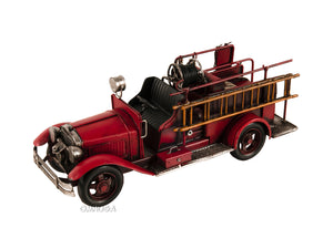 Handmade 1910s Fire Engine Truck Model