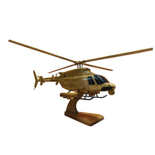 Load image into Gallery viewer, ARH 70 Mahogany Wood Desktop Helicopter Model