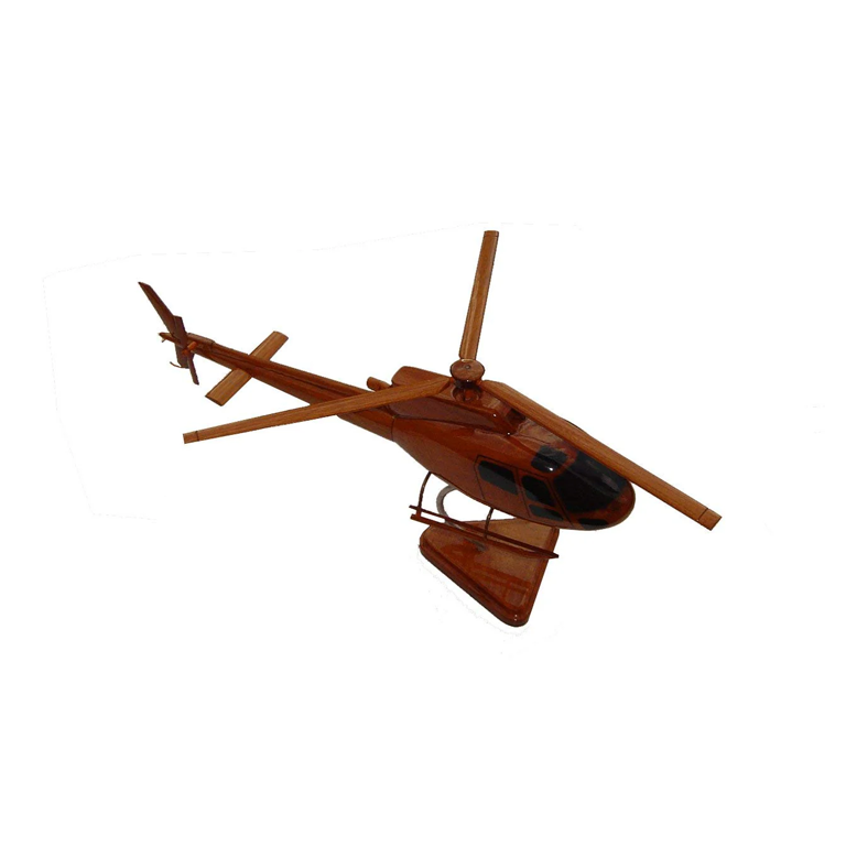 ASTAR 350  Mahogany Wood Desktop Helicopter Model