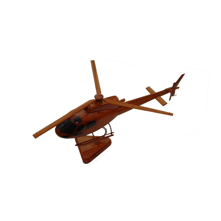 ASTAR 350  Mahogany Wood Desktop Helicopter Model