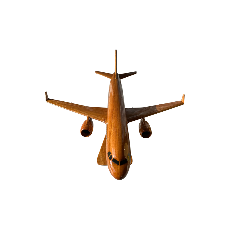 Airbus 320 Mahogany Wood Desktop Airplane Model