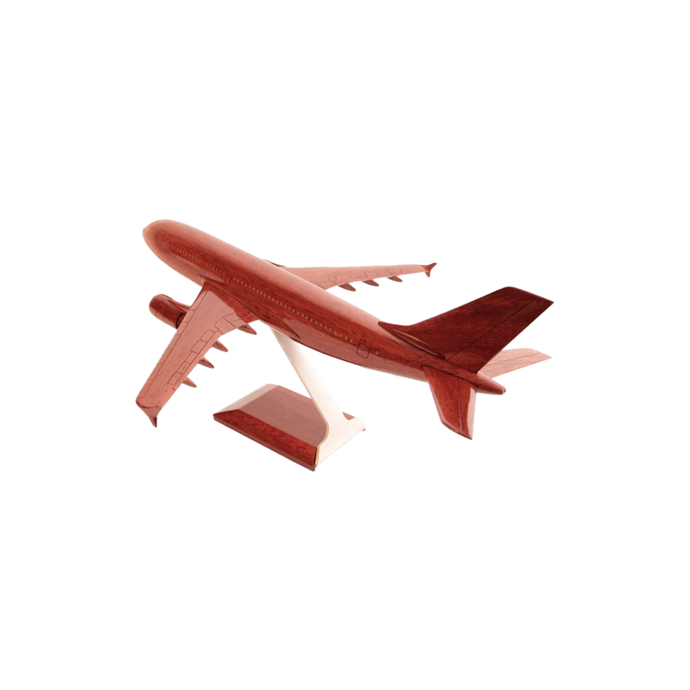 Airbus A-310-300 Jumbo Jet Mahogany Wood Desktop Aircraft Model