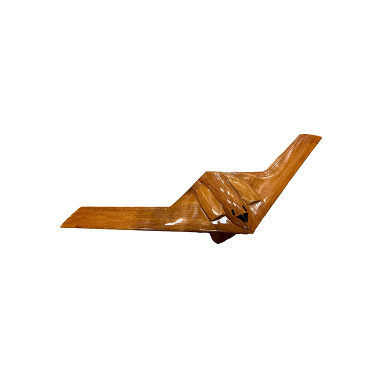 B-21 Raider Mahogany Wood Desktop Model