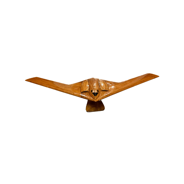 B-21 Raider Mahogany Wood Desktop Model