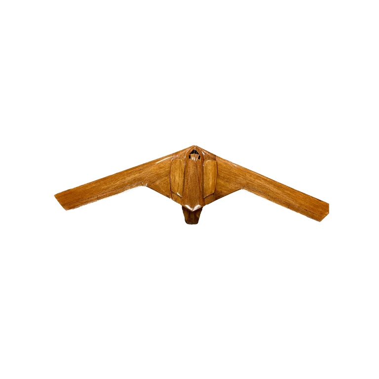 B-21 Raider Mahogany Wood Desktop Model