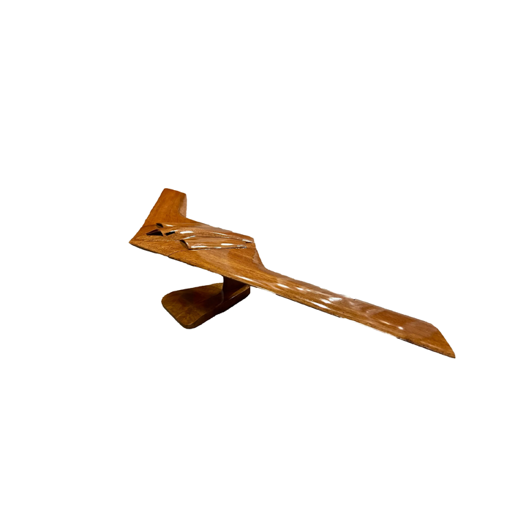 B-21 Raider Mahogany Wood Desktop Model
