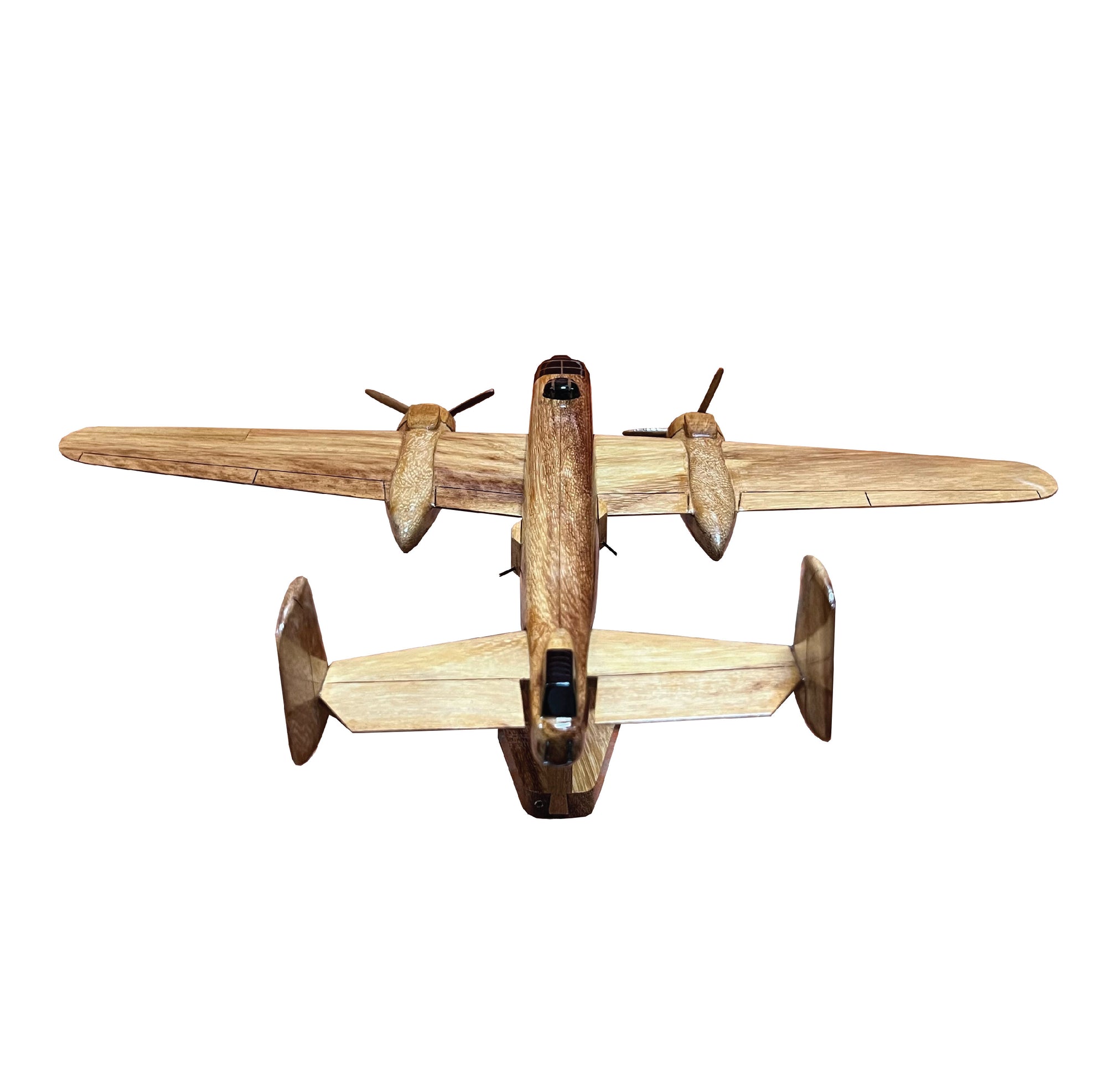 B25 Mitchell Mahogany Wood Desktop Aircraft Model