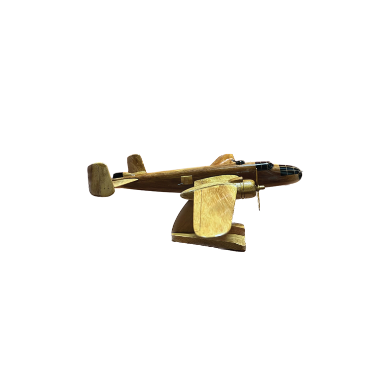 B25 Mitchell Mahogany Wood Desktop Aircraft Model
