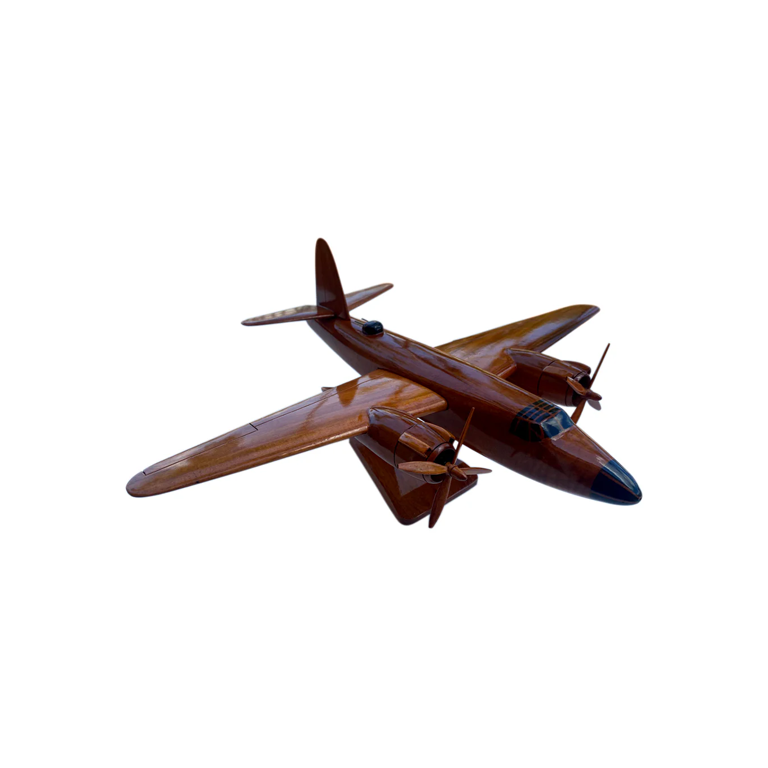 B26 Marauder Mahogany Wood Desktop Airplane Model