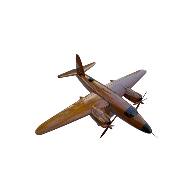 B26 Marauder Mahogany Wood Desktop Airplane Model