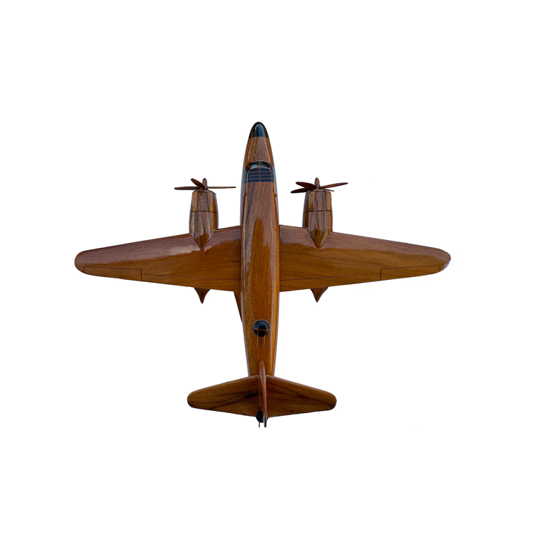 B26 Marauder Mahogany Wood Desktop Airplane Model