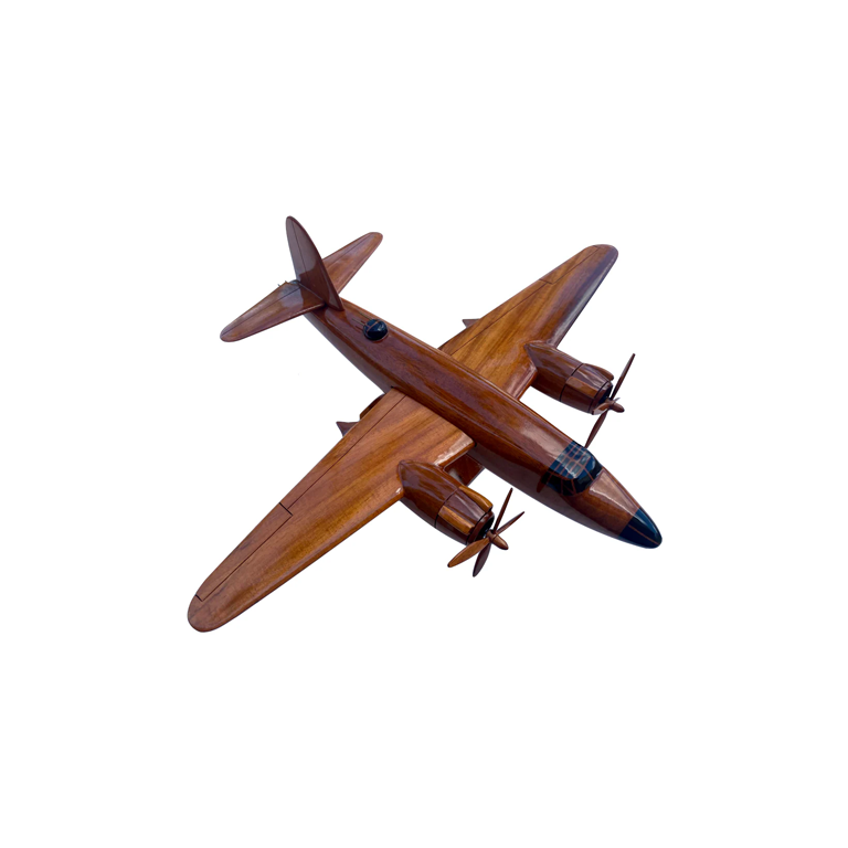 B26 Marauder Mahogany Wood Desktop Airplane Model