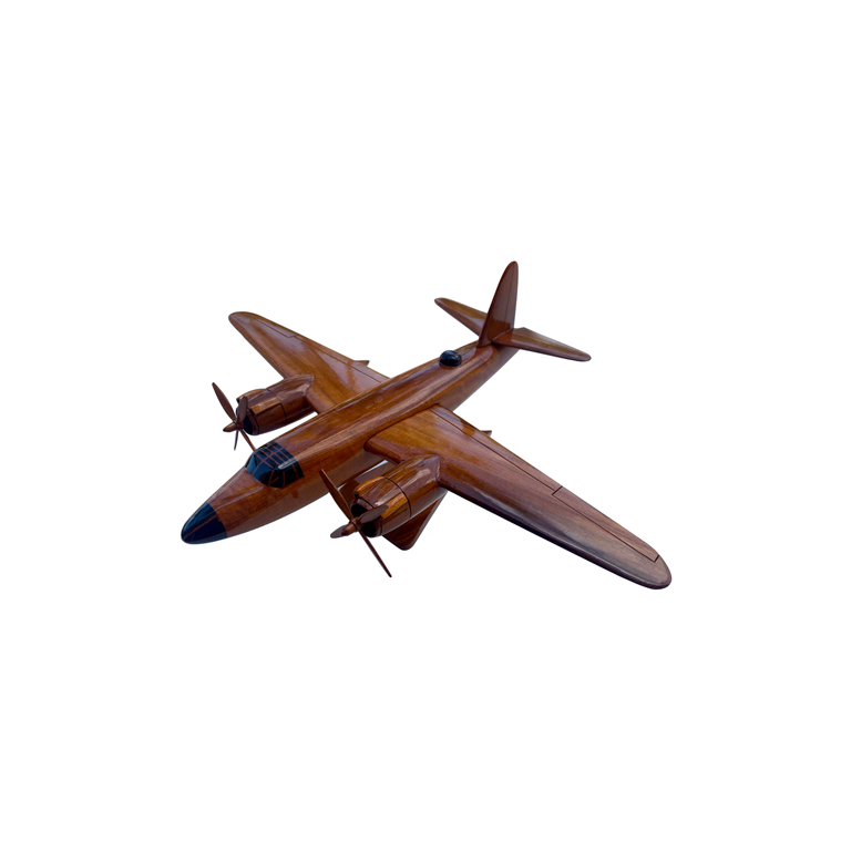 B26 Marauder Mahogany Wood Desktop Airplane Model