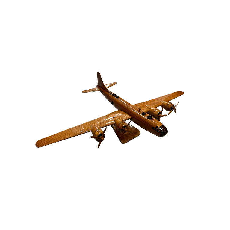 B29 Super-fortress Mahogany Wood Desktop Aviation Model