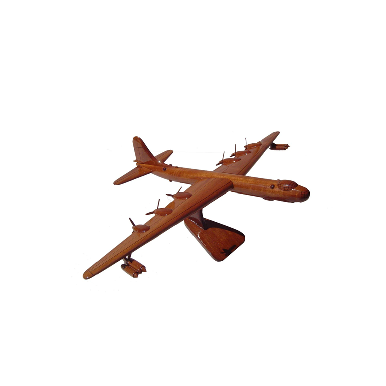 B36 Peacemaker Mahogany Wood Desktop Aircraft Model