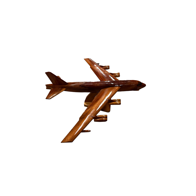 B52 Stratofortress Mahogany Wood Desktop Airplane Model