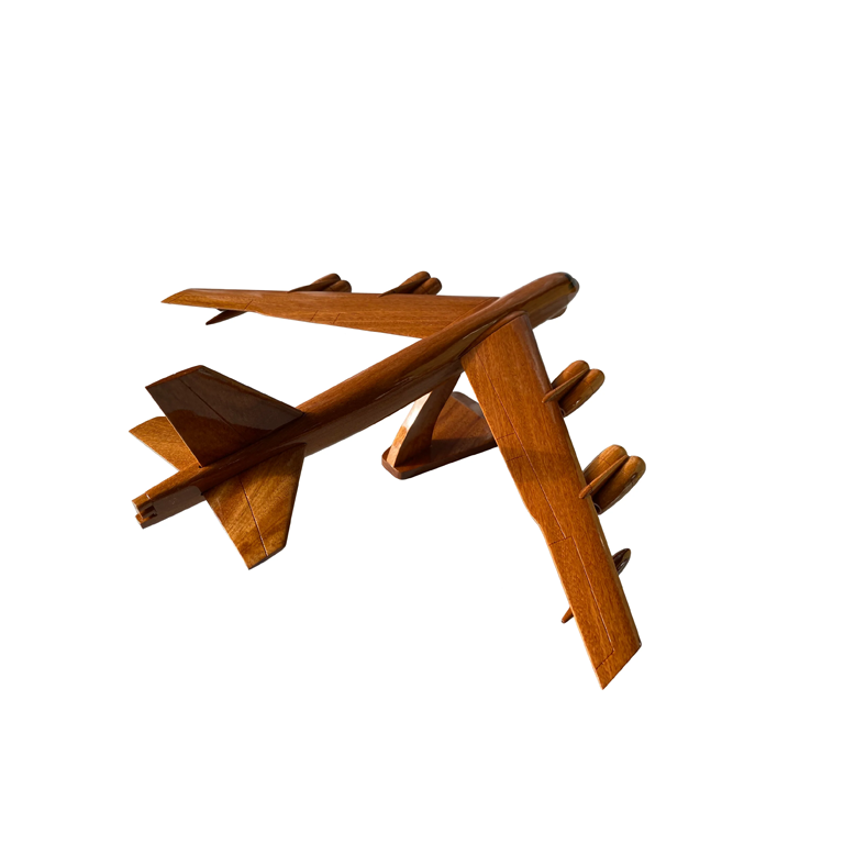 B52 Stratofortress Mahogany Wood Desktop Airplane Model