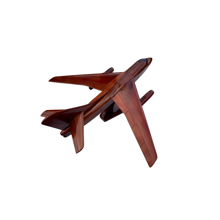 B66 Destroyer Mahogany Wood Desktop Airplane Model