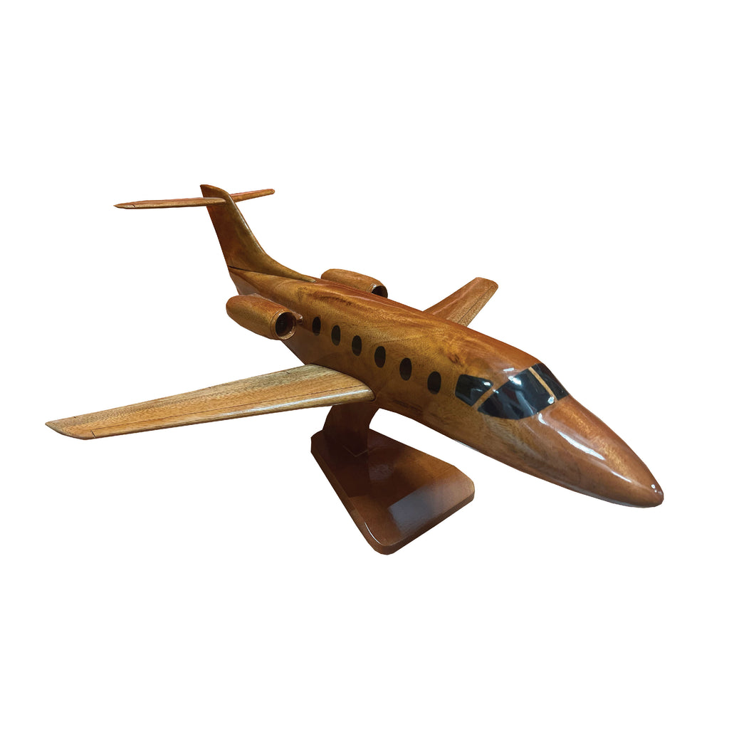 Beechjet 400 Mahogany Wood Desktop Airplane Model