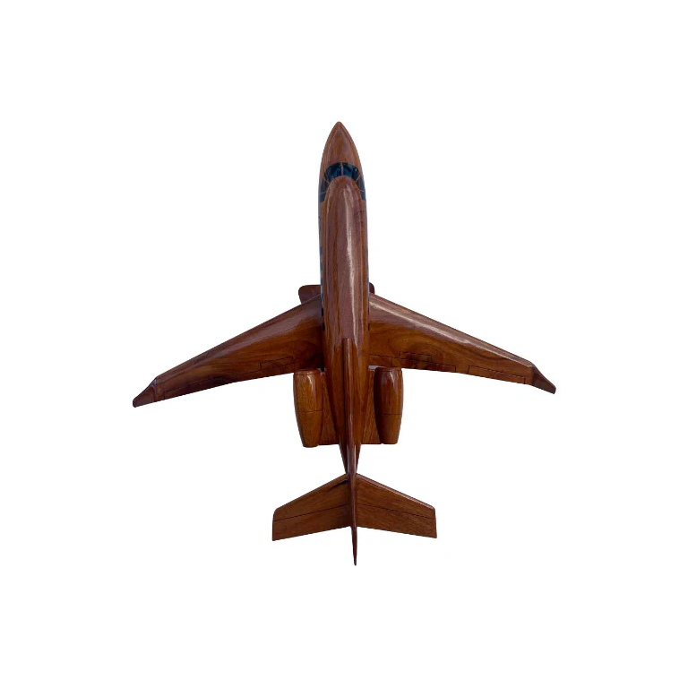 BEHAWK Mahogany Wood Desktop Airplane Model