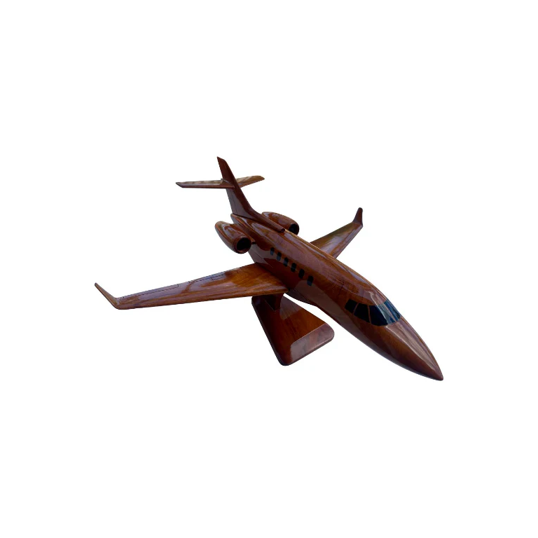 BEHAWK Mahogany Wood Desktop Airplane Model