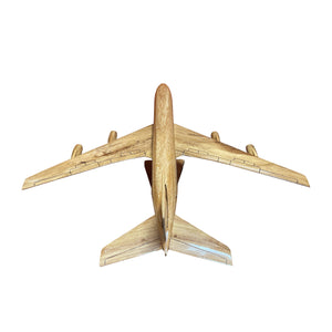 Boeing 707 Mahogany Wood Desktop Airplane Model